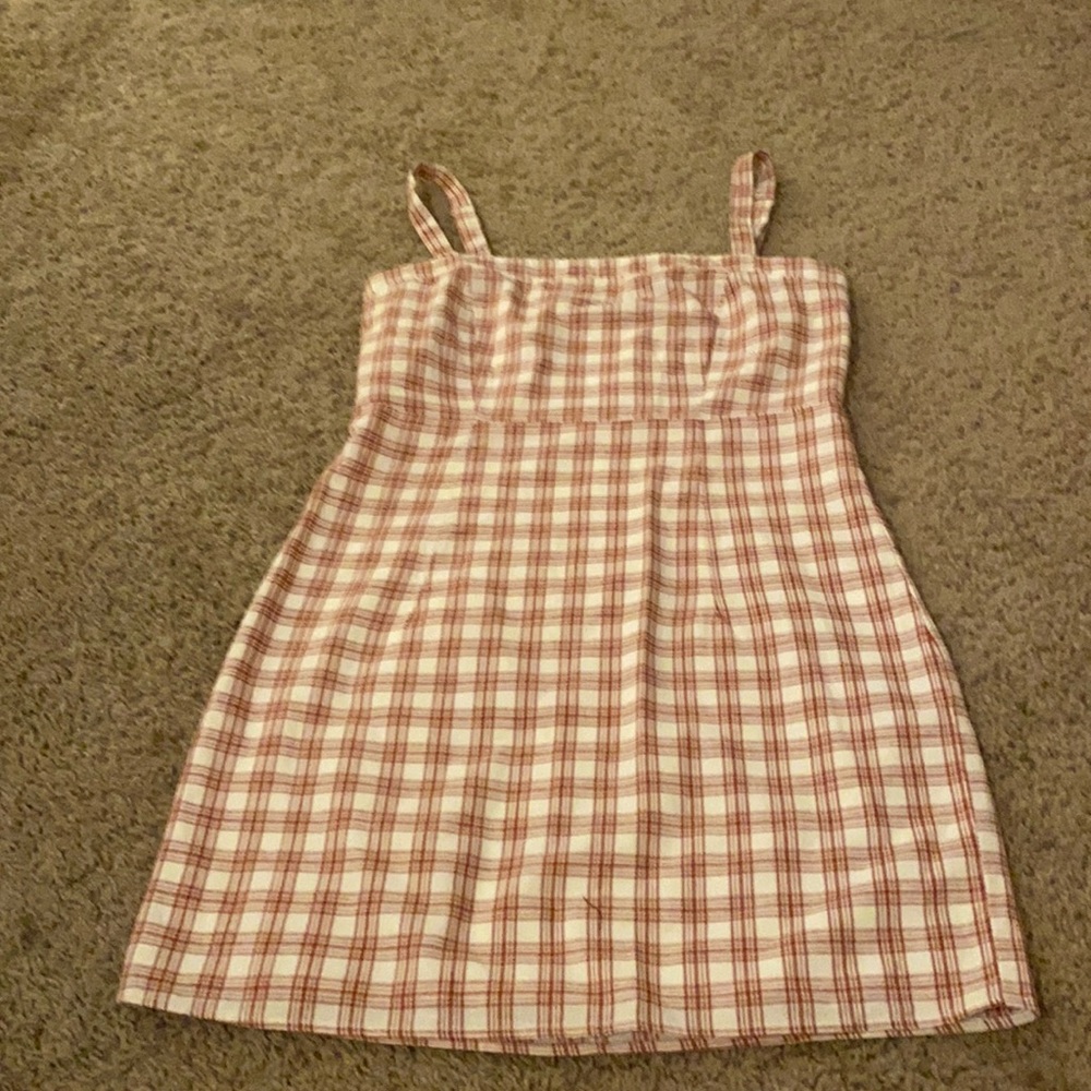 Plaid, casual summer dress